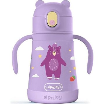 Sipnjoy Sippypals 360 ml Mor Çocuk Su Termosu