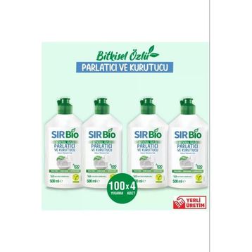 Sır 500 ml Bio Bitkisel Özlü Bulaşık Makinesi Parlatıcı & Kurutucu