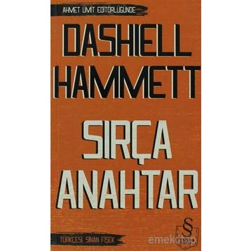 SIRÇA ANAHTAR - DASHIELL HAMMETT