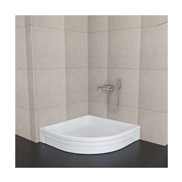 Sırduş 100x100x16 cm Oval Panelli Duş Teknesi