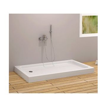 Sırduş 160x80x6 cm Dikdörtgen Monoblok Duş Teknesi