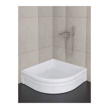 Sırduş 80x80x16 cm Oval Panelli Duş Teknesi