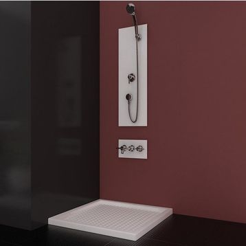 Sırduş 80x80x6 cm Kare Flat Duş Teknesi