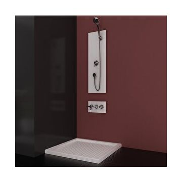 Sırduş 90x90x6 cm Kare Flat Duş Teknesi