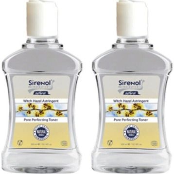 Sirenol 2x300 ml Natural Cadı Fındığı Cilt Sıkılaştırıcı Gözenek Temizleyici Tonik