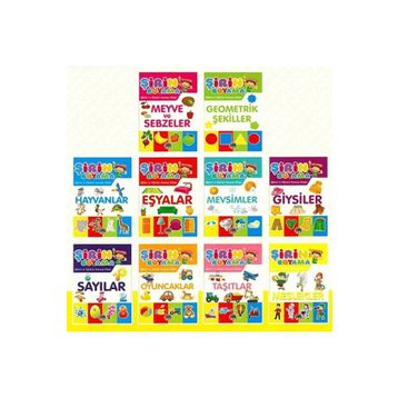 Şirin Boyama 10 Kitap - kollektif