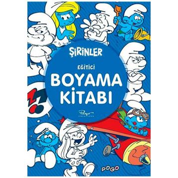 Şirinler - Eğitici Boyama Kitabı - Kolektif