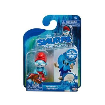Şirinler ŞRN-96562-2 Kayıp Köy Şirin Baba & Smurfvillow Figür Set