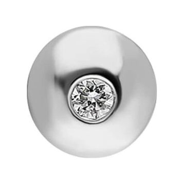 Sirius 0701E0101 F Renk 0,03 Karat Pırlanta Tektaş Erkek Küpesi