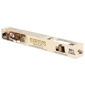 Sirius 10'lu Premium Nespresso Uyumlu Hindistan Cevizi Aromalı Kapsül Kahve