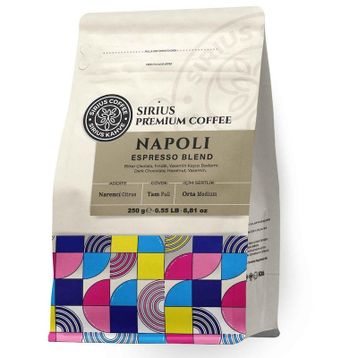 Sirius 250 gr Premium Espresso Blend Napoli Kahve