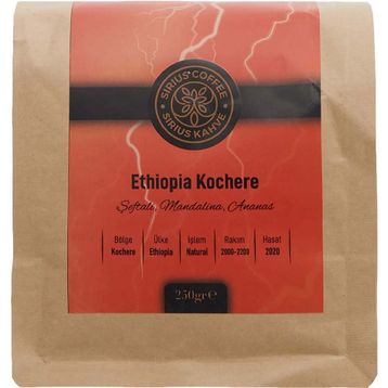 Sirius 250 gr Specai Etiyopya Kochere Çekirdek Kahve