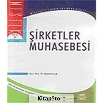 ŞİRKETLER MUHASEBESI - ŞEREF KAVAK