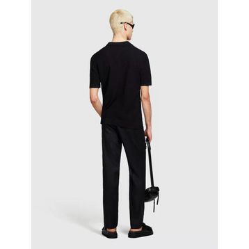 Sisley 324P4AGHSF049 Siyah Keten Comfort Fit Erkek Pantolon