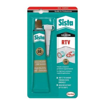 Sista 50 gr Kırmızı Rtv Silikon Mastik