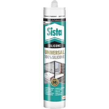 Sista Genel Amaçlı Universal Şeffaf 280 ml 20 Adet Silikon