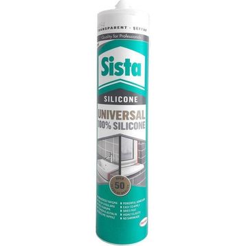Sista Genel Amaçlı Universal Şeffaf 280 ml 20 Adet Silikon