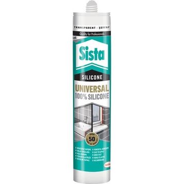 Sista Genel Amaçlı Universal Şeffaf 280 ml 20 Adet Silikon