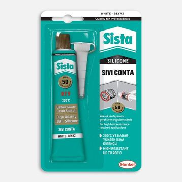 Sista RTV 50 gr Beyaz Silikon Sıvı Conta