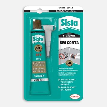 Sista RTV 50 gr Beyaz Silikon Sıvı Conta