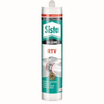 Sista Rtv Kırmızı Isıya Dayanıklı 310 ml Kartuş Silikon