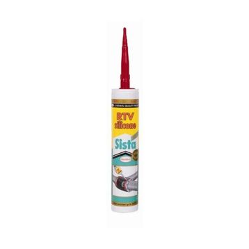 Sista Rtv Kırmızı Isıya Dayanıklı 310 ml Kartuş Silikon