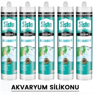 Sista Şeffaf 5x310 gr Akvaryum Silikonu