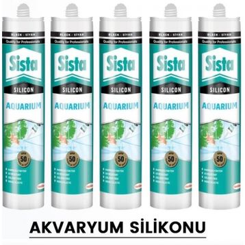 Sista Şeffaf 5x310 gr Akvaryum Silikonu