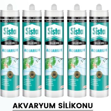 Sista Şeffaf 5x310 gr Akvaryum Silikonu