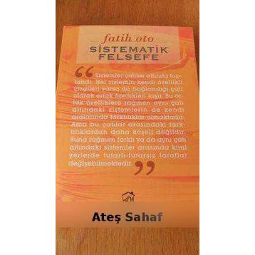 SISTEMATIK FELSEFE - FATIH OTO