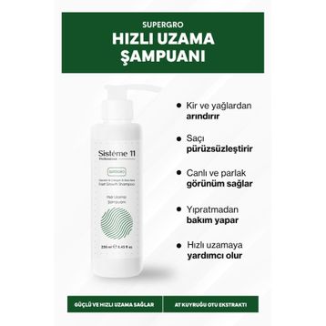 Sisteme 11 Hızlı Uzama 250 ML Şampuanı