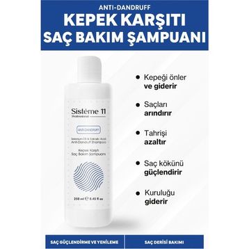 Sisteme 11 Kepek 250 ml Şampuanı