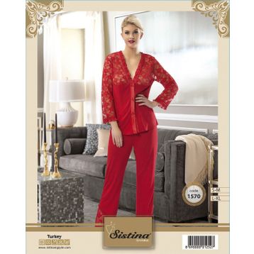 Sistina 1570 Kadın Penye Pijama Takımı