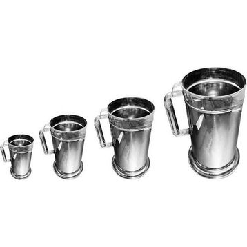 Site Hırdavat 1 lt İnox Paslanmaz Litre Kabı Süt Ölçeği
