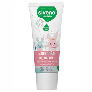 Siveno %100 Doğal Baby Kids 50 ml Diş Macunu