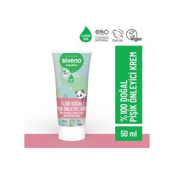 Siveno 50 ml Doğal Bebek Pişik Önleyici Jel Krem