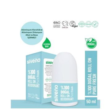 Siveno Pure Fresh 50 ml Doğal Roll-On