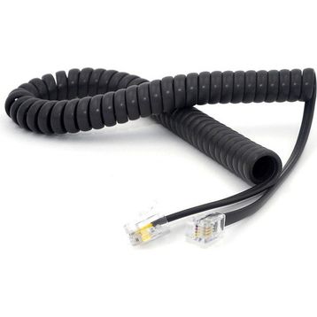Siyah Telefon Ahize Kablosu