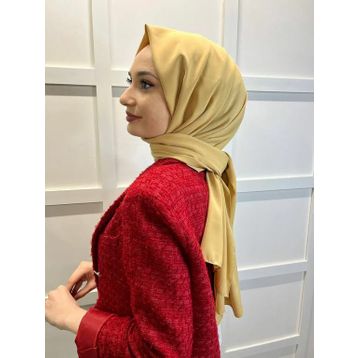 Siyane 00737 Gold Scarf Medine İpeği Şal