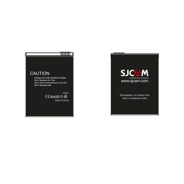 SJCam A50 2250 mAh Şarj Edilebilir Lityum Pil Uyumlu Yedek Batarya