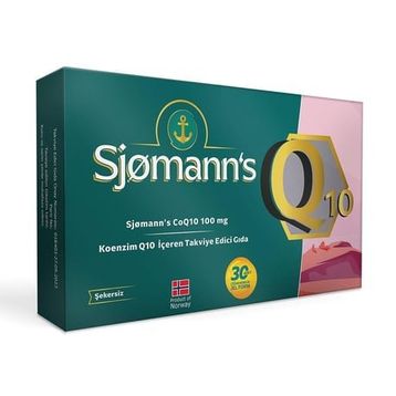 Sjomann's CoQ10 100 mg 30 Çiğnenebilir Tablet