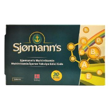 Sjomann's Multivitamin 30 Çiğnenebilir Tablet