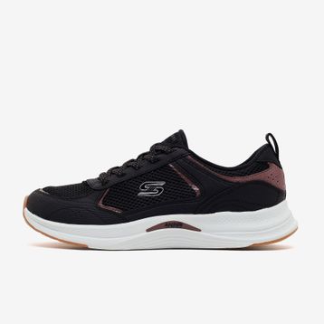Skechers 104768 BKW Arch Fit Vista 2.0 Kadın Siyah Spor Ayakkabı