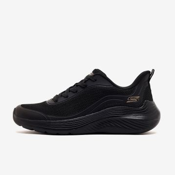 Skechers 117483 BBK Bobs Squad Waves Siyah Kadın Spor Ayakkabı