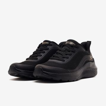 Skechers 117483 BBK Bobs Squad Waves Siyah Kadın Spor Ayakkabı