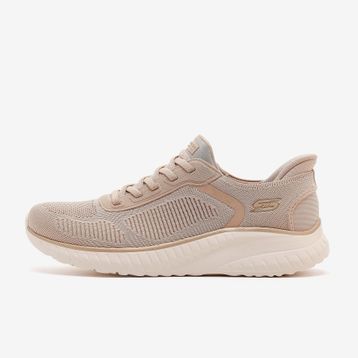 Skechers 117497 NTGD Bobs Squad Chaos Bej Kadın Spor Ayakkabı