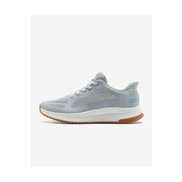 Skechers 117624 LTGY Bobs Squad 4 - Staple Look Gri Kadın Spor Ayakkabı