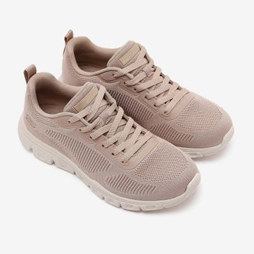 Skechers 117700 TPE Bobs B-lite Bej Kadın Spor Ayakkabı
