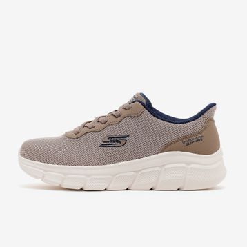 Skechers 118113 TPE Bobs B Flex Bej Erkek Spor Ayakkabı