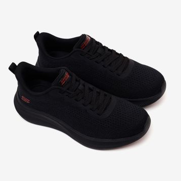 Skechers 118155TK BBK Bobs Moda Flex Siyah Erkek Spor Ayakkabı